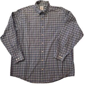 Brooks Brothers Sport Men's Size Large Button Down Blue/Lt. Blue Checked Shirt